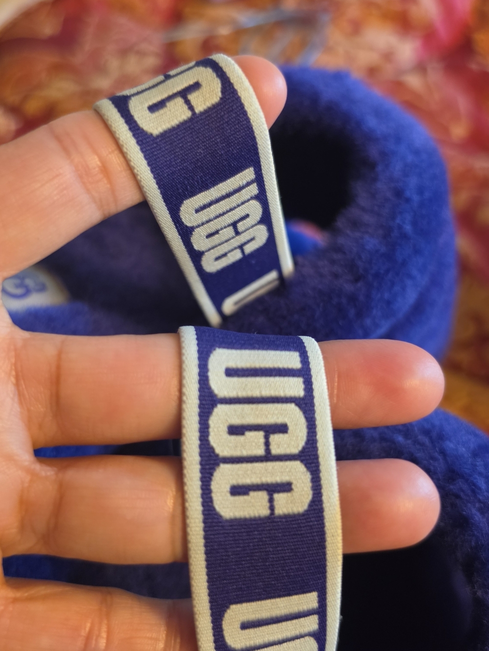 UGG Cozy Fuzz Slider in Purple Color - Picture 11 of 13